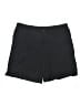 Lands' End 100% Nylon Solid Black Athletic Shorts Size 18 - photo 1