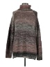 PrAna Metallic Gray Turtleneck Sweater Size M - photo 1