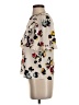 Ann Taylor Floral Ivory Short Sleeve Blouse Size XXS (petite) - photo 5