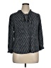 Adrianna Papell Stripes Black 3/4 Sleeve Blouse Size XL - photo 1