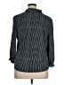 Adrianna Papell Stripes Black 3/4 Sleeve Blouse Size XL - photo 2