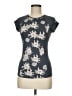 Roxy Floral Gray Short Sleeve T-Shirt Size M - photo 1