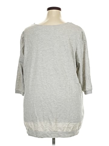 Woman Within 3/4 Sleeve Top (view 2)