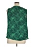 Chico's 100% Polyester Green Sleeveless Blouse Size XL (3) - photo 2
