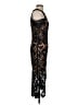 Thurley 100% Nylon Floral Black Cocktail Dress Size 6 - photo 4
