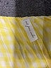 Out From Under 100% Cotton Checkered-gingham Yellow Cargo Pants Size L (estimated) - photo 7