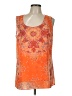 CAbi Orange Sleeveless Blouse Size L - photo 1