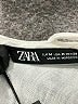 Zara 100% Linen White Sleeveless Blouse Size M - photo 4