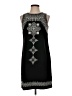 Vince Camuto 100% Polyester Graphic Black Cocktail Dress Size 2 - photo 1