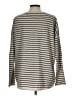 Vince. Stripes Gray Wool Pullover Sweater Size L - photo 2