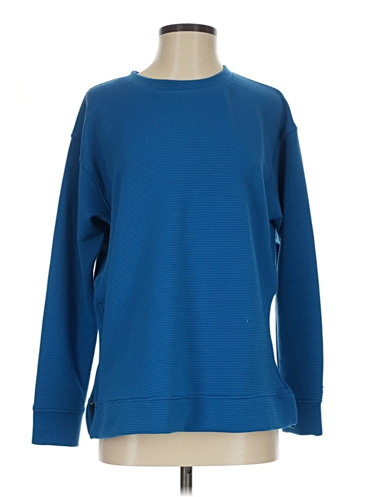 Pre-owned Danskin Long Sleeve T-shirt In Blue
