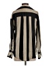 Zara Stripes Black Long Sleeve Button-Down Shirt Size XS - photo 2