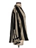 Zara Stripes Black Long Sleeve Button-Down Shirt Size XS - photo 4
