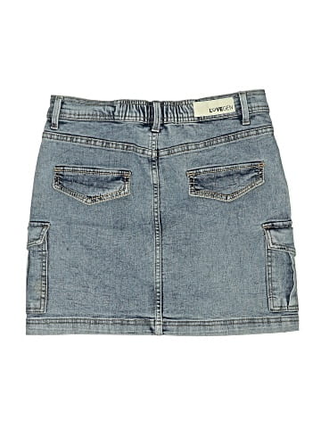 LOVEGEN Denim Skirt (view 2)