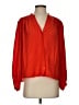 Maje Red Long Sleeve Blouse Size Sm (1) - photo 1
