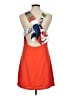 Lulus 100% Polyester Solid Orange Casual Dress Size M - photo 2