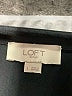 Ann Taylor LOFT Outlet 100% Polyester Solid Black Long Sleeve Blouse Size L - photo 7