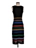 Ecru Chevron-herringbone Black Cocktail Dress Size XS - photo 1