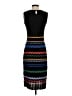 Ecru Chevron-herringbone Black Cocktail Dress Size XS - photo 2