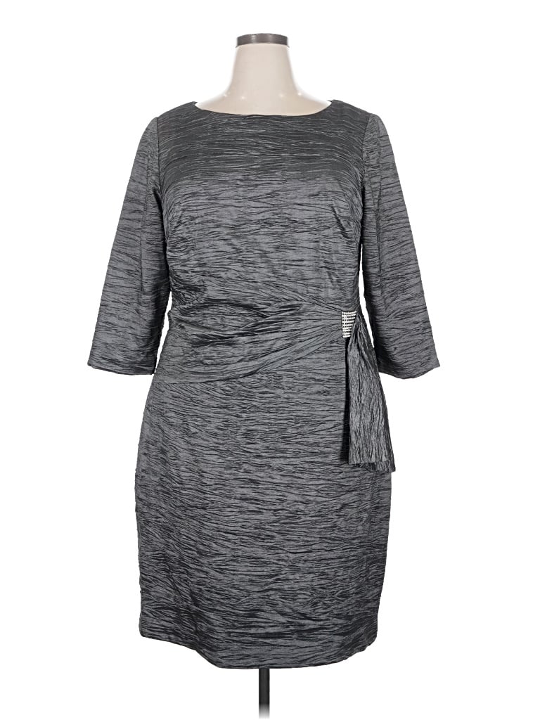 Pre-owned Jessica Howard Casual Dress In Gray