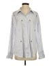 Primark 100% Cotton Stars Silver Long Sleeve Button-Down Shirt Size S - photo 1