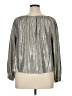 Halogen Metallic Silver Long Sleeve Blouse Size XL - photo 2