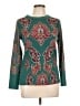 Sundance Paisley Teal Pullover Sweater Size L - photo 1