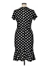 Unbranded Polka Dots Black Casual Dress Size XL - photo 2