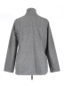 Athleta 100% Polyester Solid Gray Coat Size 1X - photo 2