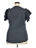 Stem & Vine Blue Short Sleeve Top Size 2X - photo 2