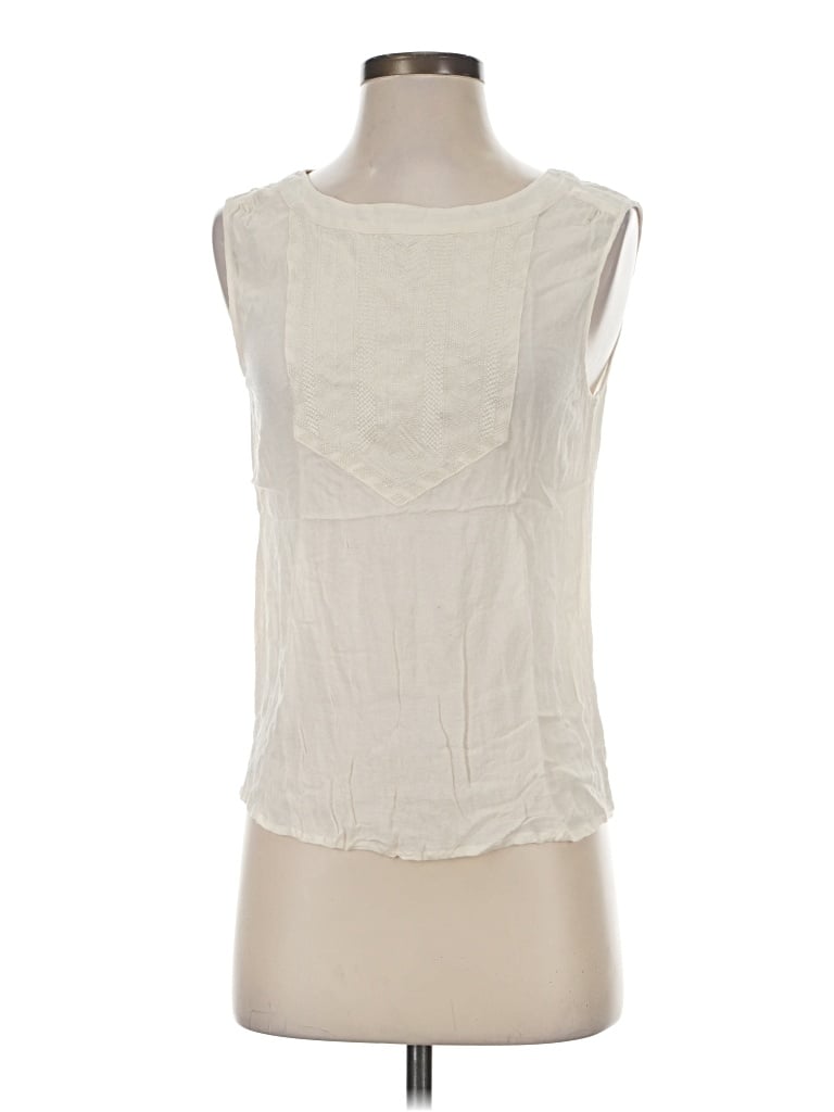 Pre-owned Gap Outlet Sleeveless T-shirt In Ivory