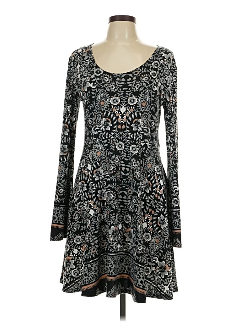 Pre-owned Nostalgia Casual Dress In Black