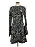 Nostalgia Paisley Black Casual Dress Size L - photo 2