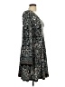 Nostalgia Paisley Black Casual Dress Size L - photo 4