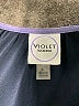 Violet Weekend Solid Black Casual Dress Size L - photo 7