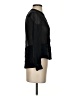 BCBGMAXAZRIA 100% Silk Black Long Sleeve Silk Top Size XXS - photo 4