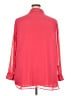 Talbots 100% Polyester Pink Long Sleeve Blouse Size 2X - photo 2
