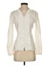 Lafayette 148 New York Solid Ivory Long Sleeve Blouse Size 0 - photo 1