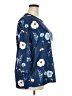 Assorted Brands Blue 3/4 Sleeve Blouse Size 2X - photo 4