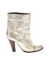 Marc by Marc Jacobs 100% Leather Ivory Gold Ankle Boots Size EU 40 1/2 - photo 1
