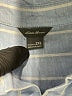 Eddie Bauer Stripes Blue 3/4 Sleeve Button-Down Shirt Size XXL - photo 7