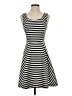 Express Stripes Black Cocktail Dress Size XS - photo 1