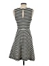 Express Stripes Black Cocktail Dress Size XS - photo 2