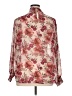 Torrid 100% Polyester Floral Pink Long Sleeve Blouse Size 1X Plus (1) - photo 2