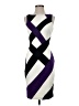 Cache Argyle Purple Cocktail Dress Size 2 - photo 1