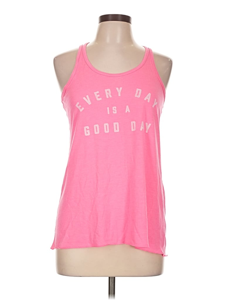 Pre-owned Assorted Brands Tank Top Pink Halter Neckline Tops