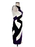 Cache Argyle Purple Cocktail Dress Size 2 - photo 4