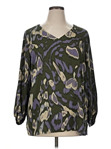 Belle By Kim Gravel 3/4 Sleeve Blouse (view 1)