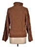 Elie Tahari 100% Polyester Solid Brown Turtleneck Sweater Size M - photo 2