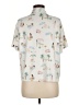 Z Supply Tropical Ivory Short Sleeve Blouse Size M - photo 2